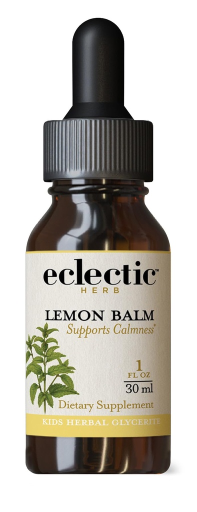 Eclectic Institute Kids Herbs Lemon Balm, Lemon Flavor 