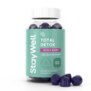 Detoxifiere totală, Detoxifiere Heavy Metal pentru adulți - Zeolit, Chlorella, Mulgemi de lapte, Shilaj & Iod, Toxină Curățenie, Decalcificare Pineală, Fluoride Curățenie, Heavy Metal Cleanse, 60 Mixed Berry Gummies