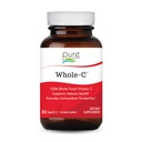 PURE ESENCE LABS Întreaga alimente Vitamina C - Cel mai bun suport imunitar - Vitamine organice și naturale - Booster de imunitate și suplimente alimentare (30 comprimate)