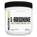 NutraBio L-Arginina Supliment, 750 mg oxid nitric Precursor, Suportă fluxul sanguin, Vascular de sănătate, şi musculare de creştere, 250g
