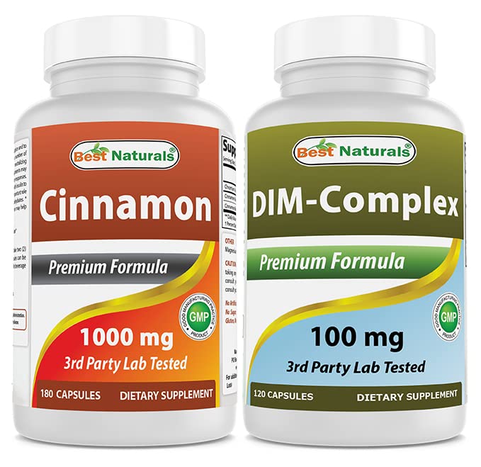 Scorțișoară 1000 mg și Suplimentul DIM 100 mg