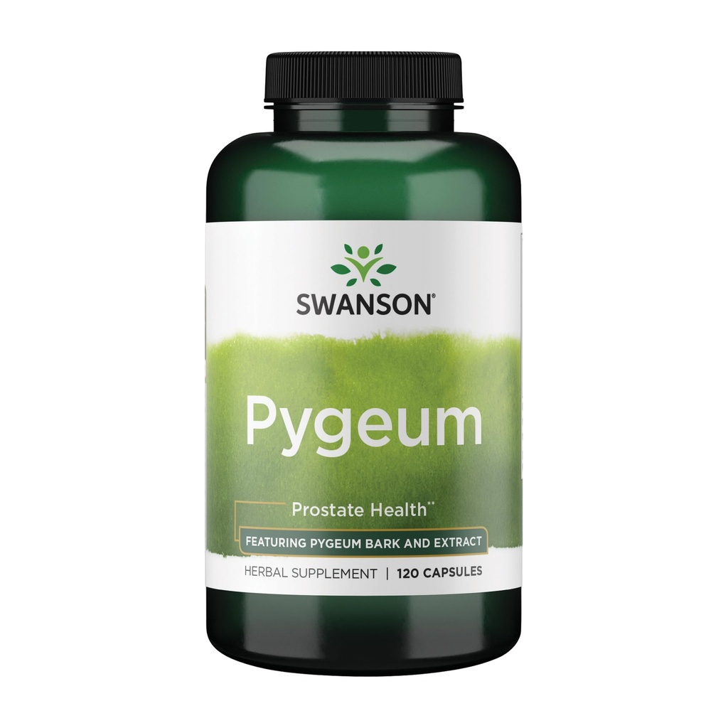 Swanson Pygeum - 400 mg Suplimentul Herbal pentru Bărbat Prostate Sănătate - Suporturi Bladder şi de sănătate tract urinar - 120 Capsule