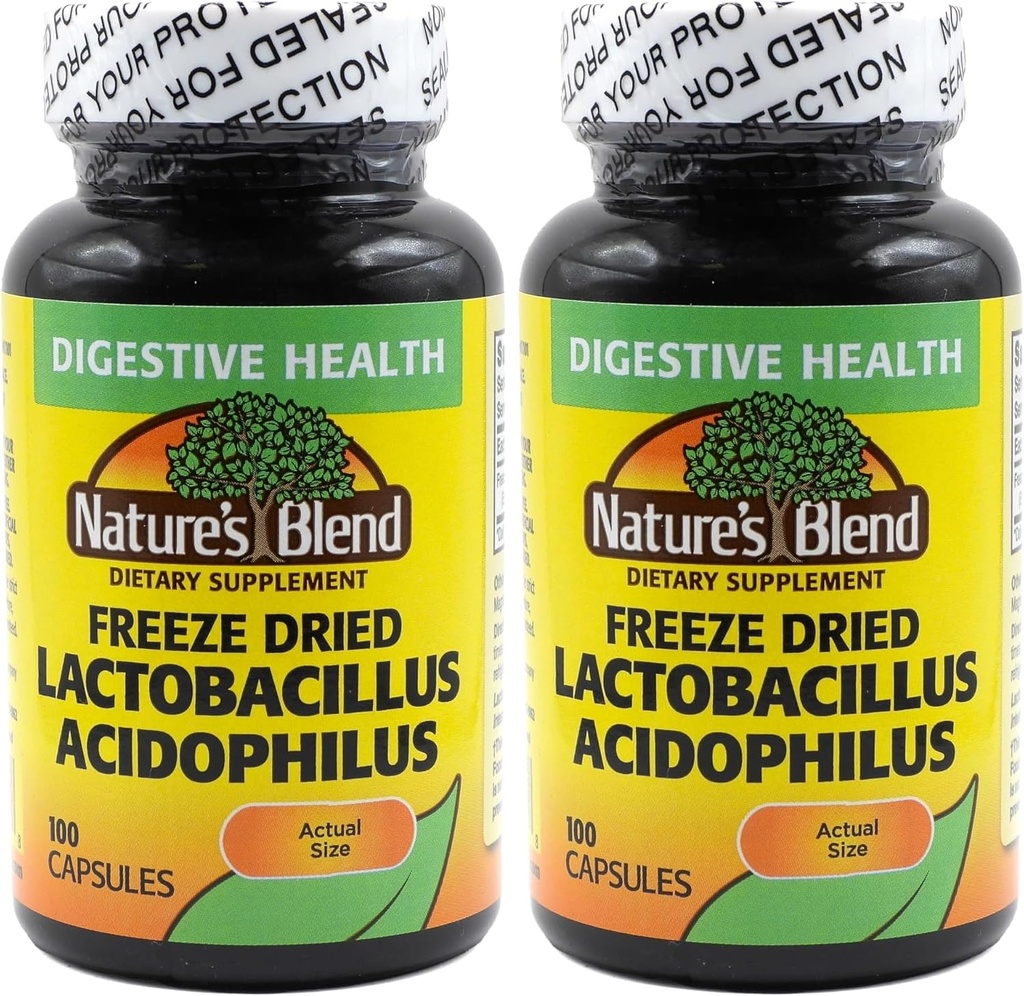 Congelare Lactobacillus acidophilus 100 capsule uscate (pachet de 2)