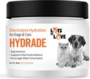 Pulbere de HydrADE - Electroliți pentru deshidratarea câinilor și pisicilor - Hidratare pentru câini și pisici - O mulțime de produse de dragoste pentru animale de companie (8 Oz)