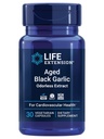 Extensie de viață Black Usturoi vechi, supliment de asistență pentru sănătate cardiacă, suport de sănătate tensiune arterială, suport de sănătate Cholesterol, Once-Daily, Gluten gratuit, Vegetarian, Non-GMO, 30 capsule