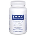 Pure Encapsulations Ubichinol-QH - 200 mg Ubichinol - Forma activă de Coenzima Q10 - Heart Health & Energy Metabolism Supplement* - Antioxidant - 60 Softgel Capsule