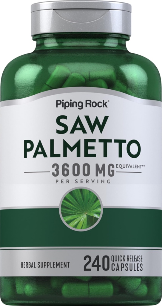 Piping Rock Saw Palmetto extract 3600 mg 