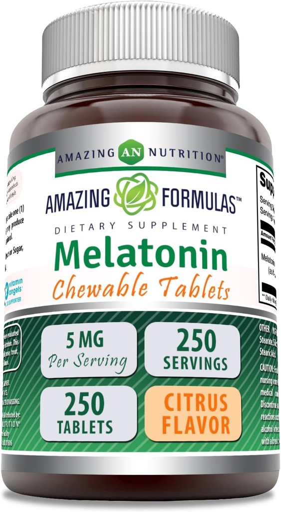 Formulare uimitoare Melatonina Supliment masticabil 