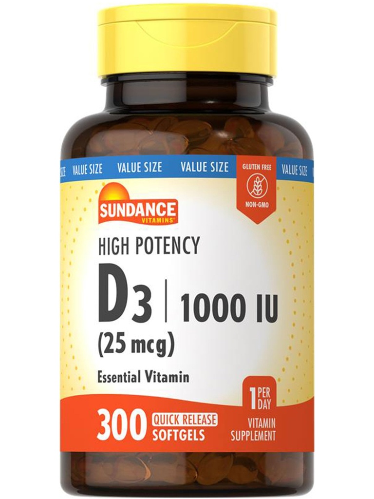 Sundance Vitamina D3 1000 UI 