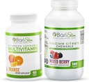 BariSlim Bariatric Citrat de calciu & Multivitamine masticabile avansate - Vitamina bariatrica si Suplimentul pentru Chirurgia postbaritrica inclusiv Bypass gastric si Maneca gastrica