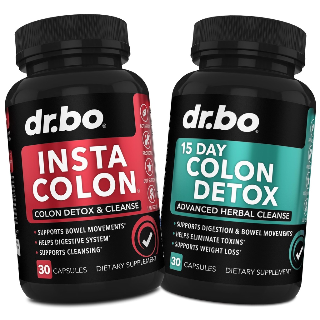 Colon Cleanser Detoxifiere Supliment Capsule - 15 zile Colon Cleanse Pastile & Probiotic Herbal Cleansing - Daily Natural Bowel Miscarea Suplimente pentru stomac intestinal Blooting Digestive Suport Gut