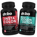 Colon Cleanser Detoxifiere Supliment Capsule - 15 zile Colon Cleanse Pastile & Probiotic Herbal Cleansing - Daily Natural Bowel Miscarea Suplimente pentru stomac intestinal Blooting Digestive Suport Gut