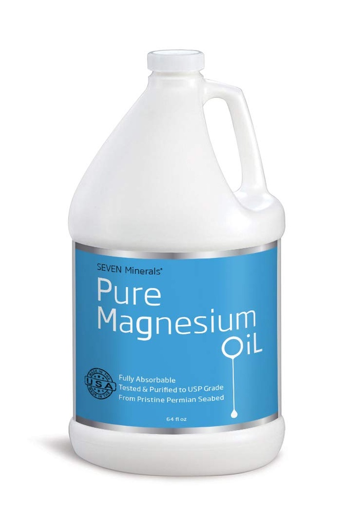 Șapte minerale ulei de magneziu pur 64 oz