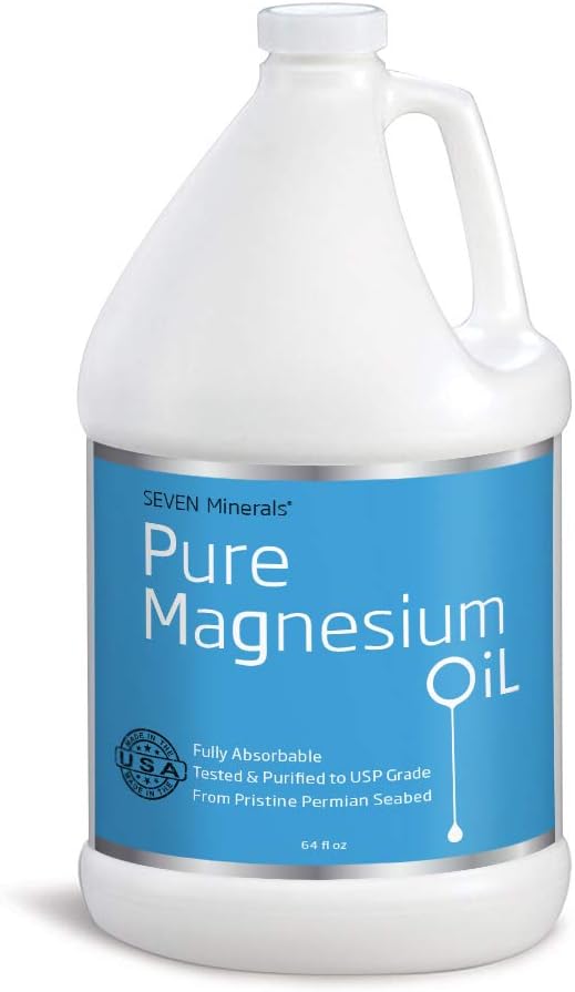 Seven Minerals Pure Magnesium Oil 64 oz