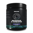 Driven B&G Berries & Greens Superfood Powder, 30 Servings - Organic Plant-Based Formula cu Probiotics & Digestive Enzime - Recuperare Sporturi, Digestie Sanatos, si Functia Immune
