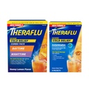 Theraflu Relief Rece Sever Hot Liquid Powder Combo: 12ct Daytime/Nighttime Honey Lemon Flavor + 6ct Daytime Honey Ginger Flavor