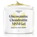 Glucosamină Chondroitin MSM Gel (4 oz) - cu Glucosamină, Chondroitin, MSM & Bromelain pentru a sprijini sănătatea comună