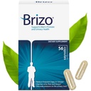 Brizo Prostate Suplimente de sanatate pentru barbati - Capsule de plante pentru sanatate urinara Mens - Reduce urinarii frecvente - 1 lună de aprovizionare