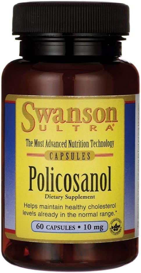 Swanson Policosanol 10 Milligrame 60 Capsule