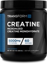TransformHQ Creatin monohidrat pulbere (60 Serviri) Nearomatizate - 5000 mg per servire
