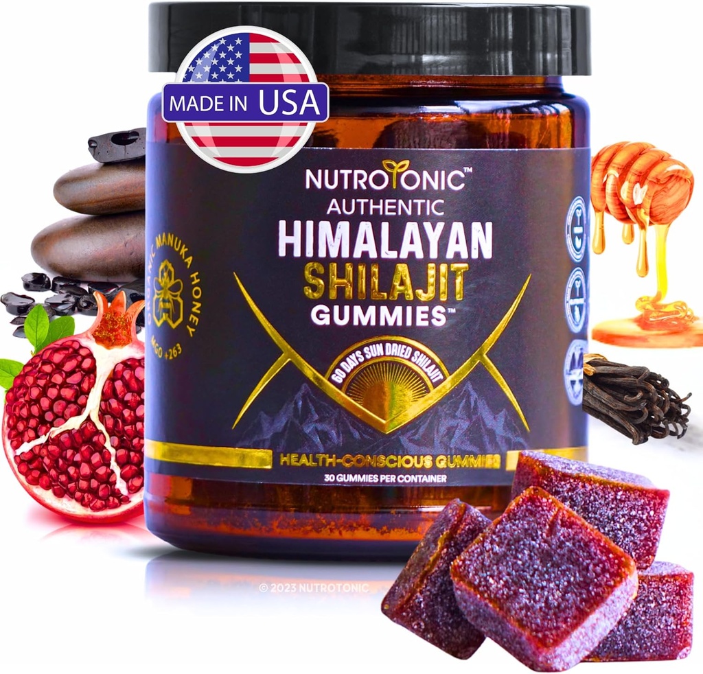 NutroTonic® Organic Himalayan Shilajit Gumies 