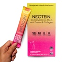 Natein: Electrolit Pachete cu pulbere, Pulbere de proteine cu 10g Proteina si Colagen 
