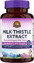 Vitalitown Organic Milk Thistle Suport antioxidant, Detox & Cleansing, 120 Vegan Caps