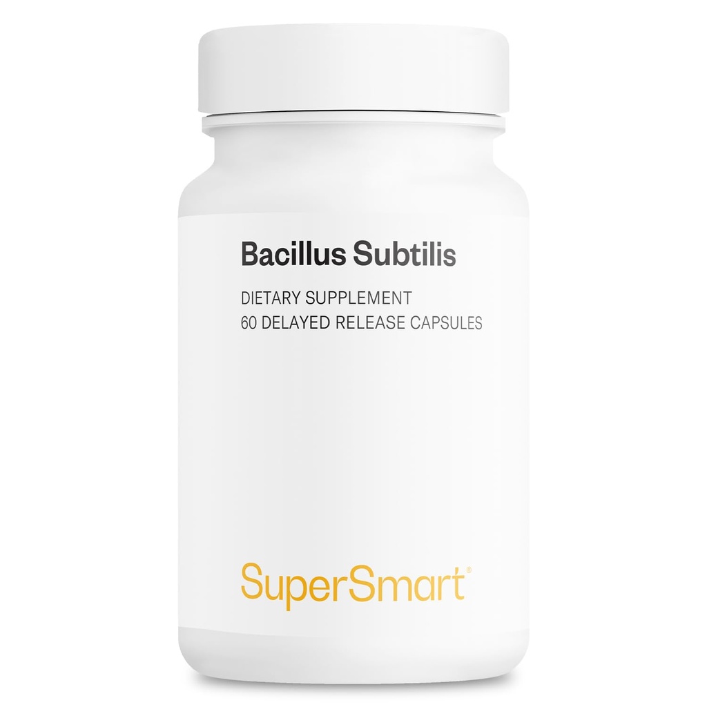 Supersmart - Bacillus Subtilis 3 miliarde CFU pe zi (High Potenty) - Spore Probiotic Supliment 