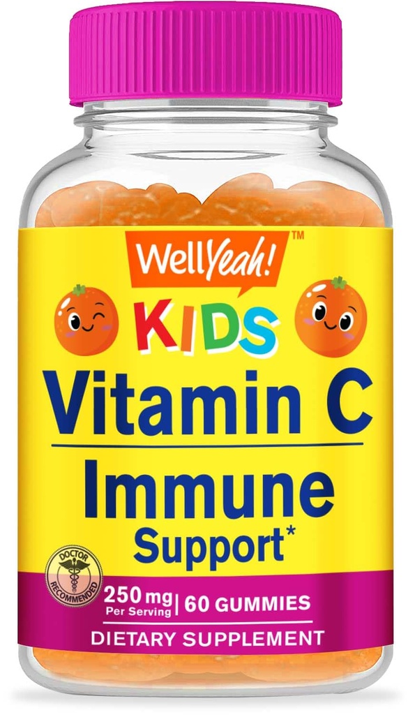 WellYeah Kids Vitamina C Gummies (250mg) - 60 Gummies
