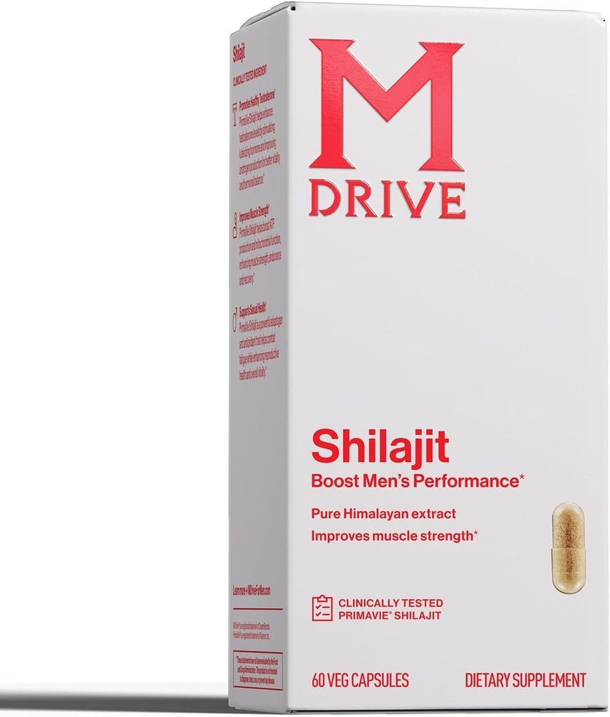 Capsulele Mdrive Shilajit pentru bărbaţi 