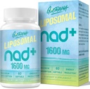 1600 MG Liposomal NAD+ Supliment, NAD+ Supliment de stimulare, Absorbție superioară, Vitamina B3 pentru protecția în vârstă, Longevitate, Energie, Reparații, Non-GMO, 60 Softgels