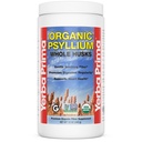 Yerba Prima Organic Psyllium Whole Husks 12 oz - Supliment natural dietetic Fiber, Non OMG, Gluten Free, Keto și Vegan prietenos pentru suport de regularitate, Nearomat