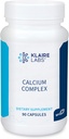 Complexul de calciu Klaire Labs - Hidroxiapatită și Citrat de calciu fără ESB certificate cu fosfor (90 capsule)