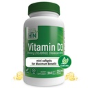 Sănătate Thru Nutriție Vitamina D3 10.000iu 360 Mini Softgels pentru anul de beneficii maxime Aprovizionare  Gradul de EVOO organic 