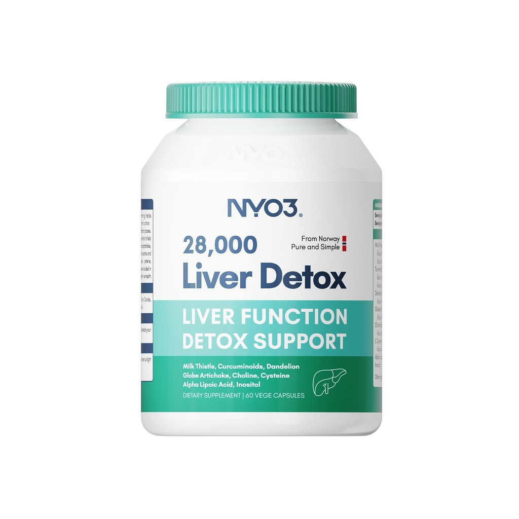 NYO3 lapte Thistle 200mg ficat dezintoxicare Supliment cu Dandelion Root & Artichoke Extract 