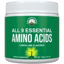 Toate 9 Aminoacidi esenţiali Pulbere cu 26 Studii clinice. EAAS 32X Eficient vs BCAA / BCAAS Ramking Chain Aminos. Pre sau post antrenament EAA Supliment pentru energie și creștere musculară. Lămâie