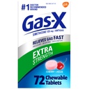 Comprimatele de gaz-X extra-rezistenta Chembable Gas Relief cu Simethicone 125 mg pentru eliberare de balonare, Cherry - 72 Conte