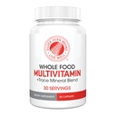 Silver Fern Whole Food Daily Multi Vitamin w/Trace Mineral Blend Supliment - 1 flacon - 60 Vegicaps - 30 zile de aprovizionare - Natural, Non-GMO, Vegan, Men & Femei's Multivitamine - Zero Sintetice
