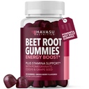 Sfeclă Root Gummies cu COQ10 & rodie - Suplimentul oxid nitric pentru bărbaţi şi femei - Sfeclă pentru rezistenţă, performanţă, recuperare - Vegan, non-GMO, gluten gratuit - mixt aroma Berry, 30 Conte