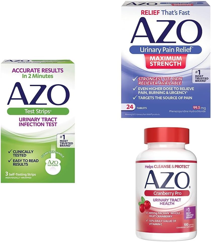 AZO UTI Pain Relief Bundle 