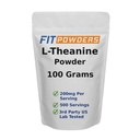L-Theanine Powder 100% Pure, Non-GMO, Vegan, Gluten Free Theanine Powder Supliment (Multiple Sizes) Mood and Cognitive, Stress Relief and Relaxation, Scoop Inclus (100 Grams)