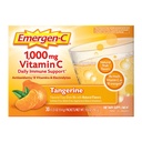 Emergen-C 1000mg vitamina C Suport imun Tangerine 30CT include zinc, mangan, 7 B vitamine și electroliți pentru Înapoi la școală esențiale