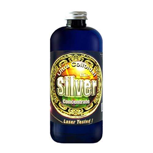 Soluție de argint lichid, 16 Oz., 50 PPM, Silver MTN Minerale, (Argint de puritate medicală, Cel mai biodisponibil din punct de vedere coloidal Suspendat particule Nano)