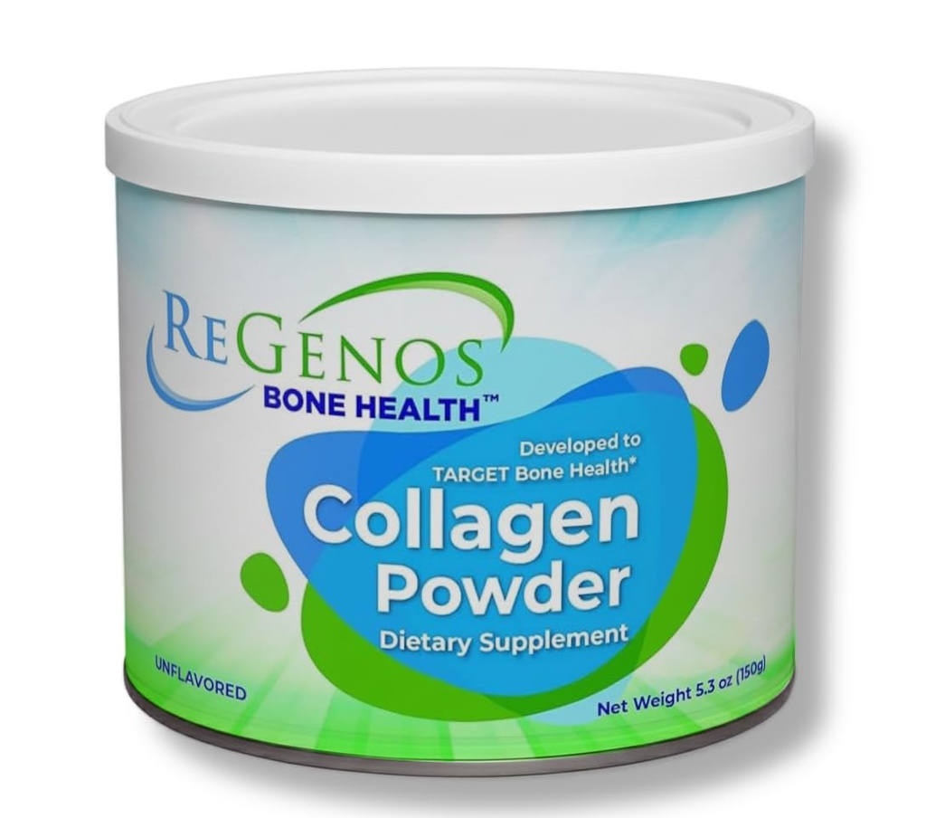 Colagen, Bioactive Hydrolyzed Colagen Peptides pulbere Supliment, FORTIBONE®, Nearomat, Tip 1 și 3, Gluten gratuit, Kosher, 30 zile de aprovizionare (1 ambalaj)