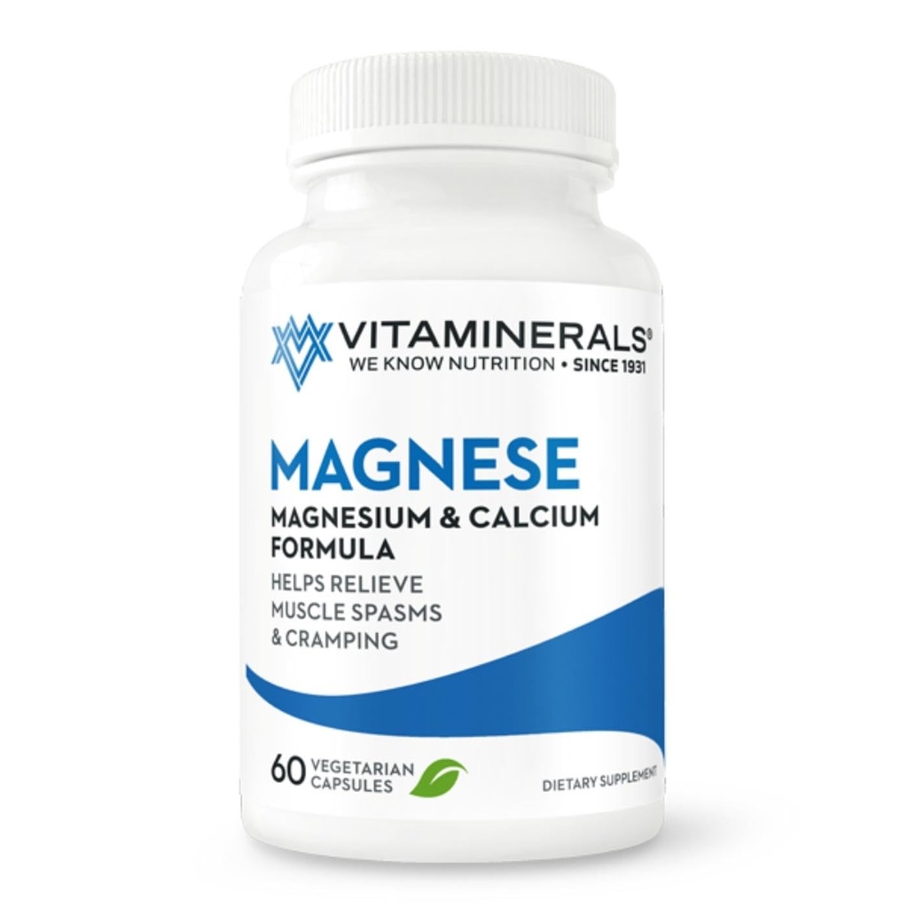 VITAMINERALE 10 Magnese® Suport osos şi muscular 60 Capace vegetale