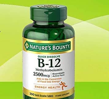 Bounty Natural B-12 2500mcg, 300 Taburi