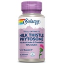 SOLARAY Milk Thistle Fitozom cu Artichoke, Dandelion, și Ginger - Extract de Thistle lapte alimentare 15% Silybin - Supliment hepatic - 60 zile Garanție, Lab verificat - 60 Serviri, 60 VegCaps