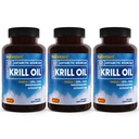 BioEmblem 3 Pack Antarctic ulei Krill 1000mg Softgels, Omega-3s Ulei cu niveluri ridicate de EPA + DHA, Astaxantină, și Fosfolipide, Sprijină sănătatea creierului, 18000Count non-GMO, Gluten gratuit, 90 zile de aprovizionare