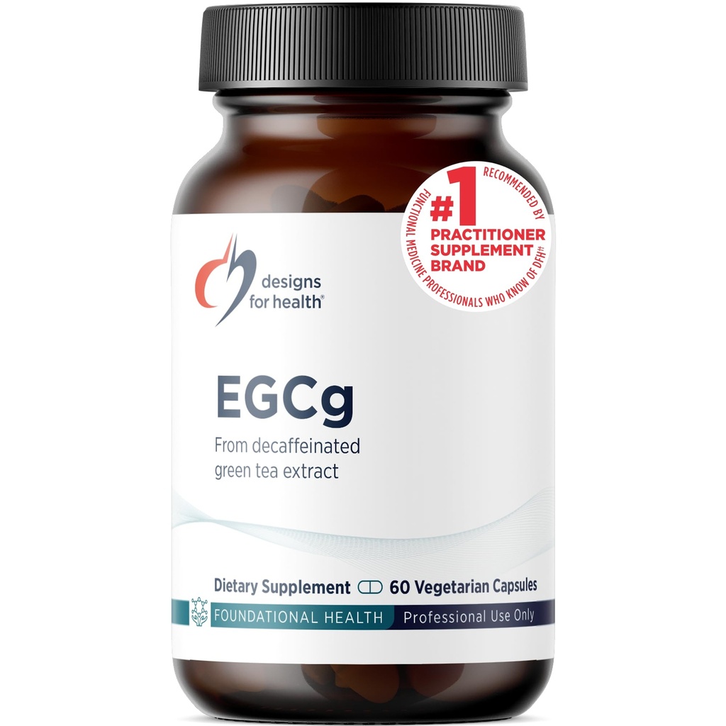 Proiectări pentru sănătate EGCg - extract de ceai verde decafeinizat (225 mg) + supliment antioxidant polifenoli - Pastile de ceai verde non-GMO Vegan (60 capsule)