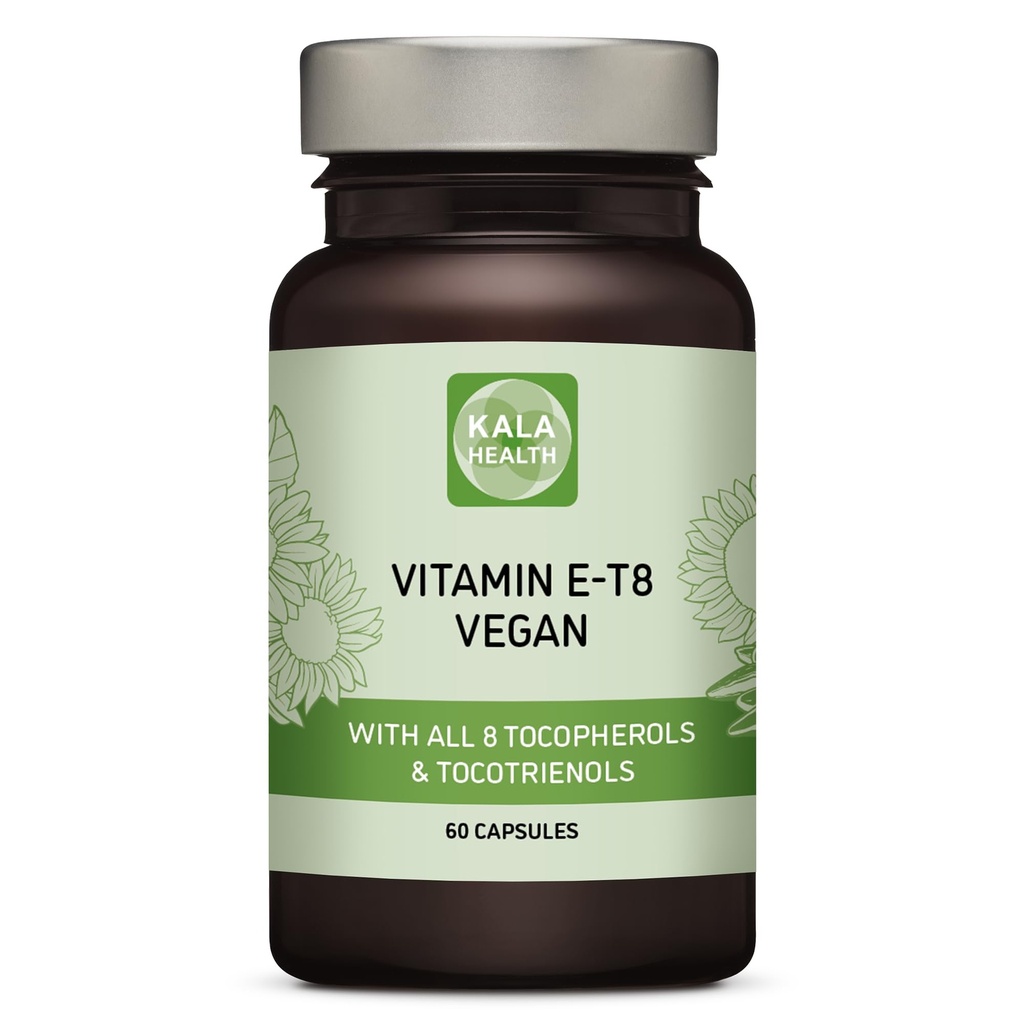 Formula Vegan unic cu toate 8 tocoferoluri și Tocotrienols Vitamina E 